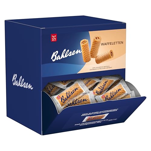 Bahlsen Waffeletten - Theken-Display mit ca. 150 Einzelpackungen - Hauchdünnes Waffelgebäck (1 x 760 g)