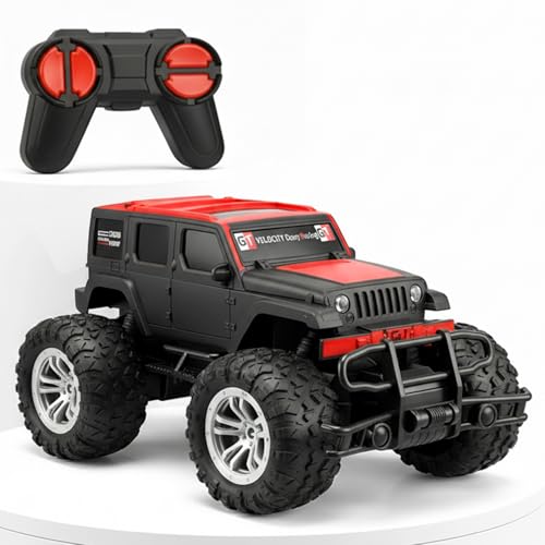 Image of Lifelong Rechargeable Off Roader Monster Truck Remote Control Car for Kids 3-8 Yrs | High Speed, 1200mAh 90 Min Playtime, 100ft Range, Type-C Charging, Big Tyres RC Toy for Boys & Girls (LLCORC02)