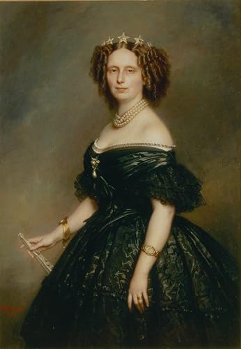 Tableau moderne reine Sophie des Pays-Bas Winterhalter, impression sur toile pour grand salon