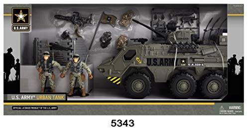 United States Army Tank Playset with Light and Sound