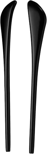 Miniatura 1 de PATIKIL Puntas de extremo para gafas, gafas antideslizantes para orejas, manguito de tubo suave para patas redondas de metal fino, 4, Negro -