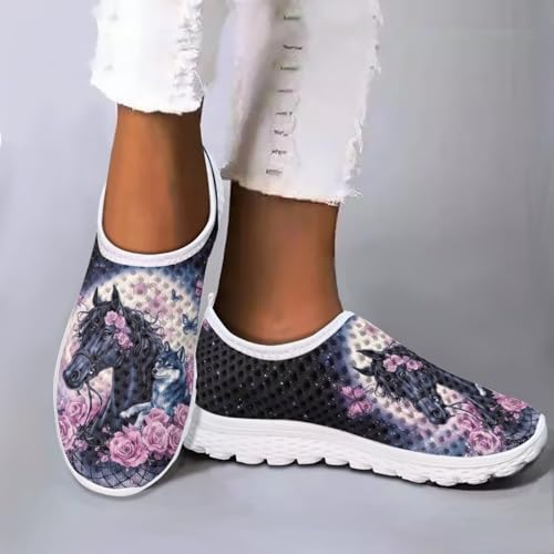 Image of Athletic Tennis Sneakers Road Road Running Shoes US 5.5-11.5 Slip On Shoes for Women