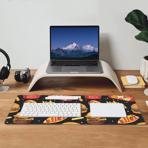 Tapis de souris de jeu imprimé burger idéal pour un setup de bureau fun - 7