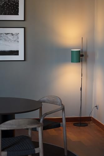 Lámpara de pie GUADALUPE negra/verde perfecta para crear ambientes acogedores 4