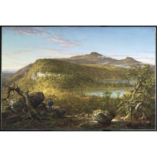 Reproduction d'art Thomas Cole Catskill Mountains toile roulée 101x127cm ARTICULOZY