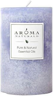 Aroma Naturals Essential Oil Tranquility Pillar Candle, 2.5