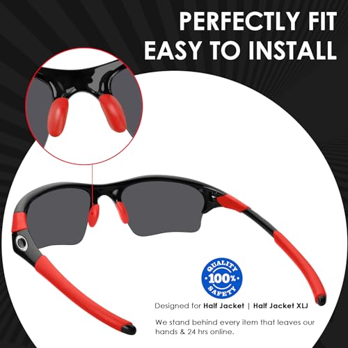 Image of BLAZERBUCK Replacement Sock Kits Earsocks & Nosepieces for Oakley Half Jacket XLJ Sunglass