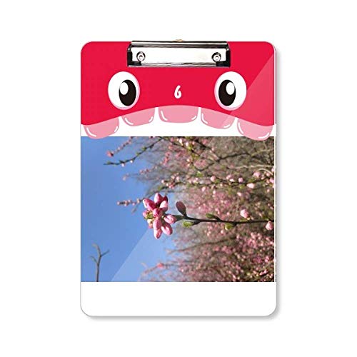 Porte-bloc pour photographie motif fleurs format A4 rigide