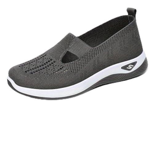 Image of Orthopedic Walking Shoes for Women,2026 New Orthowalkway Womens Shoes,Woven Orthopedic Breathable Walking Sneaker Non-Slip Arch Support Slip on Shoes