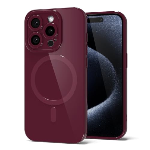 Coque magnétique iPhone 15 Pro antichoc avec protection caméra intégrée