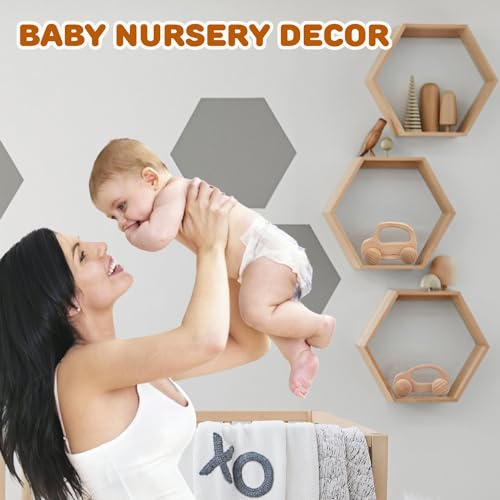 TOY Life Wooden Toys Cars, Montessori Baby Toys 6-12 Months, Wooden Baby Toys Rattle Cars for Toddlers 1-3, Baby Boy Girl Nursery Decor, Montessori Toys for 1 Year Old Boy Christmas Birthday Gift