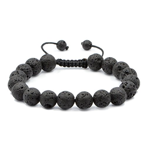 Image of AD Beads Natural 10mm Gemstone Bracelets Healing Power Crystal Macrame Adjustable 7-9 Inch