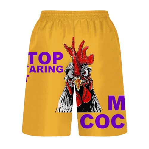 Mens Funny Hawaiian Pleated Tropical Straight Leg Loose Fit Trousers Pants Shorts for Man Beach Summer Fall 20254