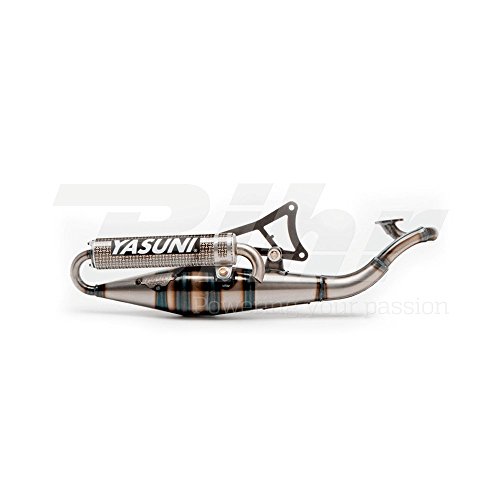Escape YASUNI 746330/54 de carbon-kevlar para ciclomotor Minarelli Horizontal 2T