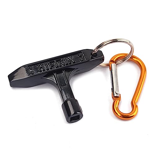 FUNOMOCYA Drum Tuning Key Black Tool Key for Drum Essential Percussion Tuning Square Tension Rod Wrench
