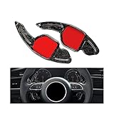 🚗【Kohlefasermaterial】Dieser Schaltwippen für das Autolenkrad besteht aus hochwertiger Kohlefaser. Er hat die Eigenschaften Verschleißfestigkeit, hochwertige Oberflächenbeschaffenheit, Rissbeständigkeit, geringes Gewicht und Haltbarkeit, hohe Festigkeit, Rostschutz, farbecht. Es hat eine beispiellose Lebensdauer mit großer Haltbarkeit, hochwertiger Oberflächenbeschaffenheit und ist bei allen Wetterbedingungen haltbar.