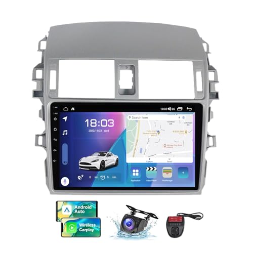 Autoradio Android 13 Toyota Corolla résout le problème des GPS obsolètes avec son écran 9"