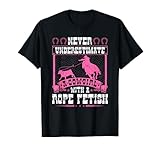 Breakaway Roping Cowgirl Rope Fetish Rodeo Calf Roping T-Shirt
