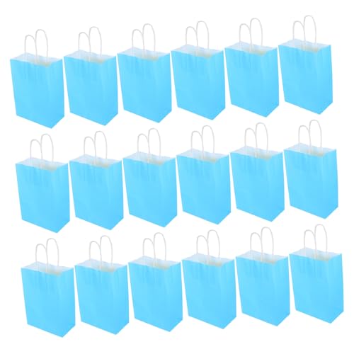 DECHOUS 25個紙袋 手提げプ クラフト素材 丈夫で厚手 誕生日 結婚式 ベビーシャワー用パーティーバッグ お菓子 ケーキ コーヒー包装用 テイク