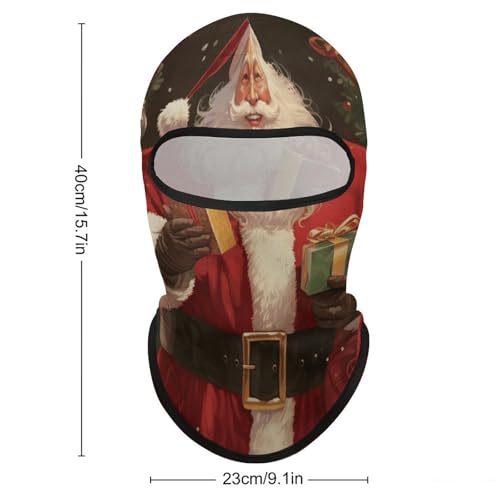 Máscara facial para balaclava de Santa Claus para hombres y mujeres, protección solar, transpirable, cubre todo el cabeza para senderismo, ciclismo, running y conducción miniatura 2