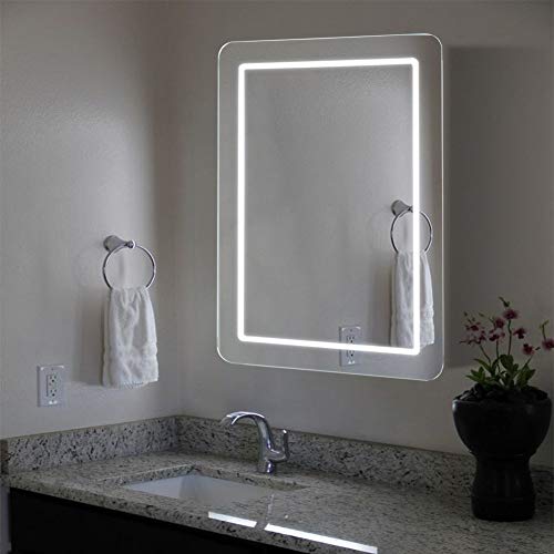 Warmiehomy LED Illuminated Bathroom Mirror with Demister Pad and Touch Switch