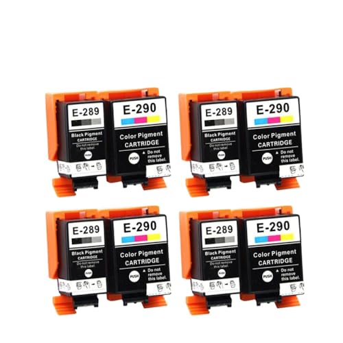 Cartouches T289 T290 pour imprimante WF-100, lot de 4 packs complets