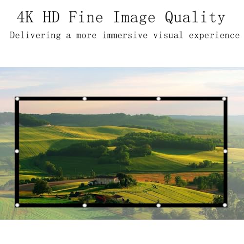 Pantalla para proyector plegable 200 pulgadas 4:3 miniatura 6