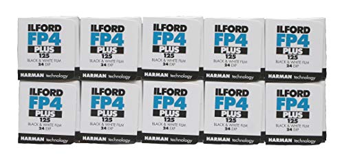 Ilford FP4 pack de 10 pellicules pour éviter le grain grossier