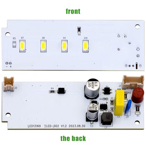 NEW W10515058 Refrigerator Freezer Main LED Light and Driver for Whirlpool Kenmore Maytag,LED Light Set -Replaces W10465957, W10522611, WPW10515058VP