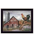 Good Morning Vermont 1 Black Framed Print Wall Art