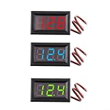 Opatiny Voltmetro digitale a LED per DSN-DVM-568HV, tester di tensione con 2 fili, misurazione sicura della tensione DC5-120.0 V (blu)