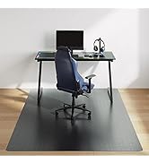 TITIROBA Chair Mat, Floor Protection Mat, Gaming Chair Mat, PVC Mat, Scratch Prevention, Chair Desk, Floor, Floor Heater, Soundproofing, Anti-Slip, Double Sided Tape Included