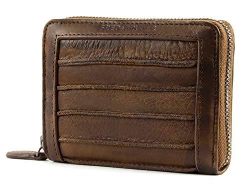 Preisvergleich Produktbild FREDsBRUDER Bestseller Wallet Riffel Small Chestnut