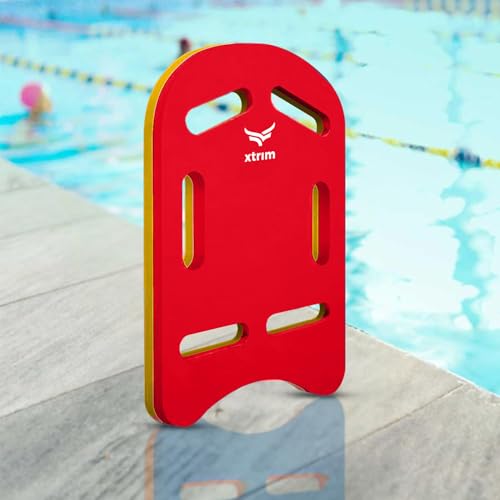 Image of VFK by Xtrim 25mm Extra Thick Swimming Kick Board, Swimming Floater for Adults & Kids, Kickboard for Beginners Training, Float Pad with All Holding Angles