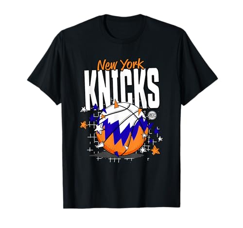 NBA New York Knicks Basketball Doodle Stars T-Shirt