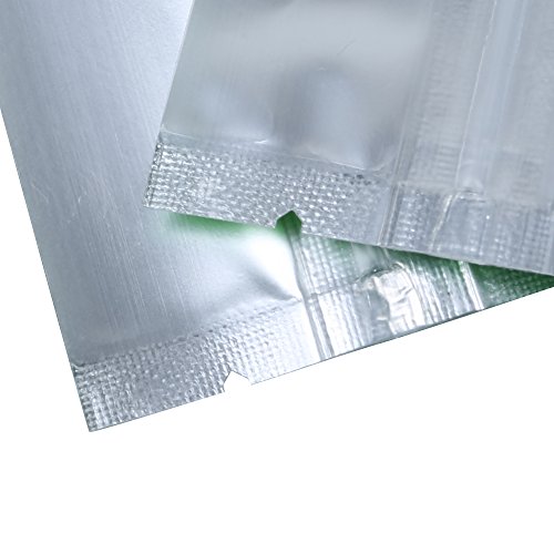 Qq Studio 100Pcs Matte Double-Sided Colored Stand-Up Bags (10X15Cm (4X6"), Translucent/Green) #TOP3