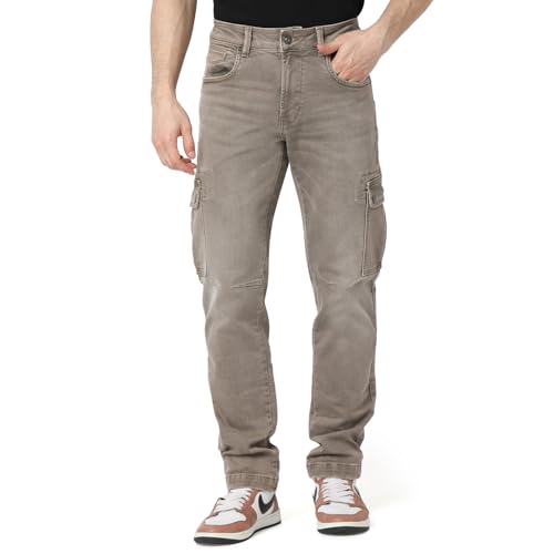 Image of Spykar Men's Rover Regular Fit Mid Rise Casual Jeans