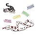 Andiker Cat Catnip Toys and 4 Cat Spring Toys Set, 20in Long Snake Catnip Toys Durable Interactive Cat Toys for Indoor Cats to Chase and Chew to Relieve Stress and Keep Fit (White)
