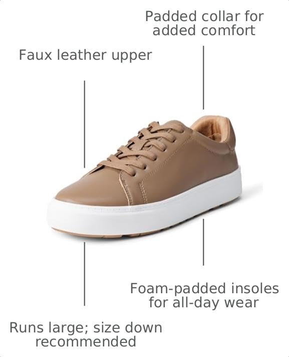 Image of Amazon Essentials Women's Low Top Classic Sneakers | Casual Shoes
