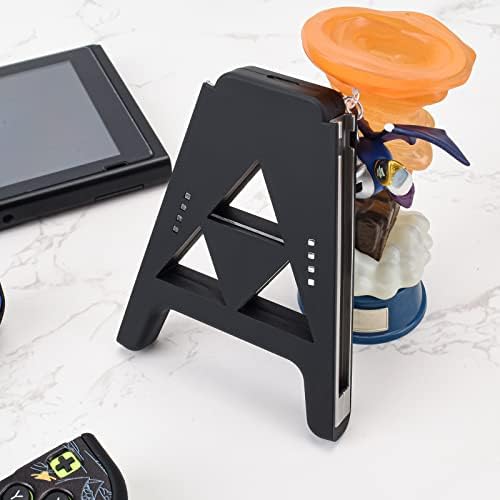 DLseego Joy-Con Hand Grip for Switch and Switch Oled, Joy-con Grip Controller Portable A-Grip, Small Portable Handle,Plug and Play-Black