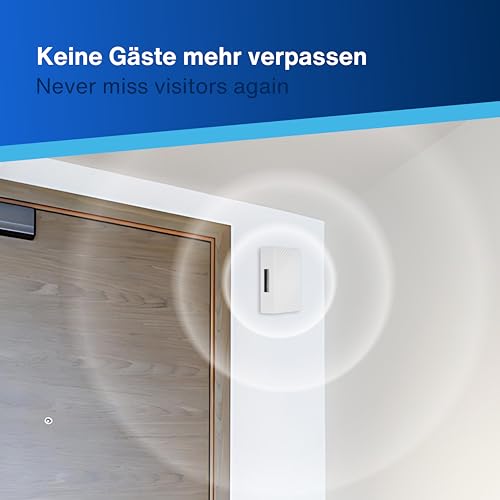 REV Türgong - Doppelklang-Gong, 4,5V DC, 8-12VAC/0,5A, bis 83dB, weiß