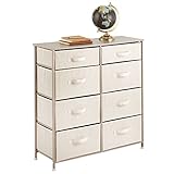 DESIGN PRATIQUE : Ce rangement linge est pourvu d'un panneau MDF sur le dessus, permettant d'y poser une lampe, de la déco, etc. Les tiroirs s'ouvrent et se ferment facilement grâce à des poignées.