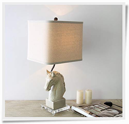 Antique Horse Head Cracked Resin Table Lamp, Linen Lampshade, E27, American Country Table Light, Bedroom, Living Room, Hallway, Room Decoration steampunk buy now online Antique Horse Head Cracked Resin Table Lamp, Linen Lampshade, E27, American Country Table Light, Bedroom, Living Room, Hallway, Room Decoration steampunk buy now online