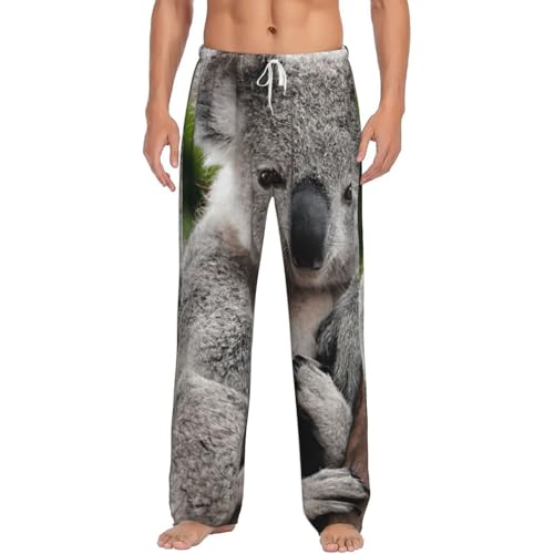 Pantalon de pyjama en flanelle homme koala contre le froid nocturne