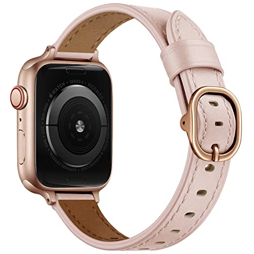 Bracelet Apple Watch en cuir fin pour un style élégant au quotidien