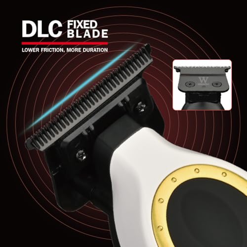Image of WMARK NG-7230 Premium Salon Series 0 Gapped 7000-7500 RPM Outlining for Barbers 0mm balding Shape up Stainless steel DLC fix & Ceramic moving Blade 1200mAh Battery USB Charging Stand 150-Min, Model 16