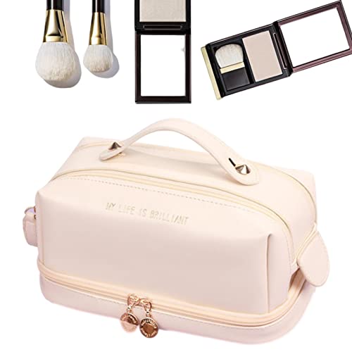 Bolsa de maquiagem - Saco de higiene de viagem de grande capacidade - Organizador de produtos de hig