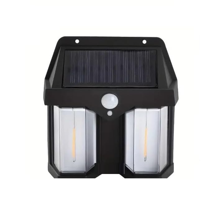 ONTRIP Solar Light Outdoor Outdoor Solar Tungsten Bulb Light Motion Sensor Waterproof Solar Light Outdoor Sensor Solar Wall Light Flood Light Outdoor Lamp (Home Solar Wall Lamp-Double)-image-41