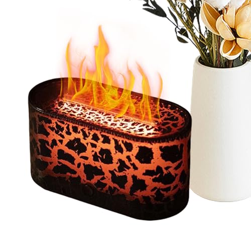 Humidificadores De Aire Para Dormitorio | Difusor De Llama Fría Sin Llamas,Aromaterapia Decorativa Y Humidificador Silencioso Para Baño Dormitorio Salón Hotel Spa Yoga Habitaciones Coche