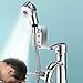 Sink Hose Sprayer Attachment Bathroom Hand Shower Sprayer Hair Washing Kit Shower Faucet Rinser Converter Adapter Set (Hair Washing Kit)